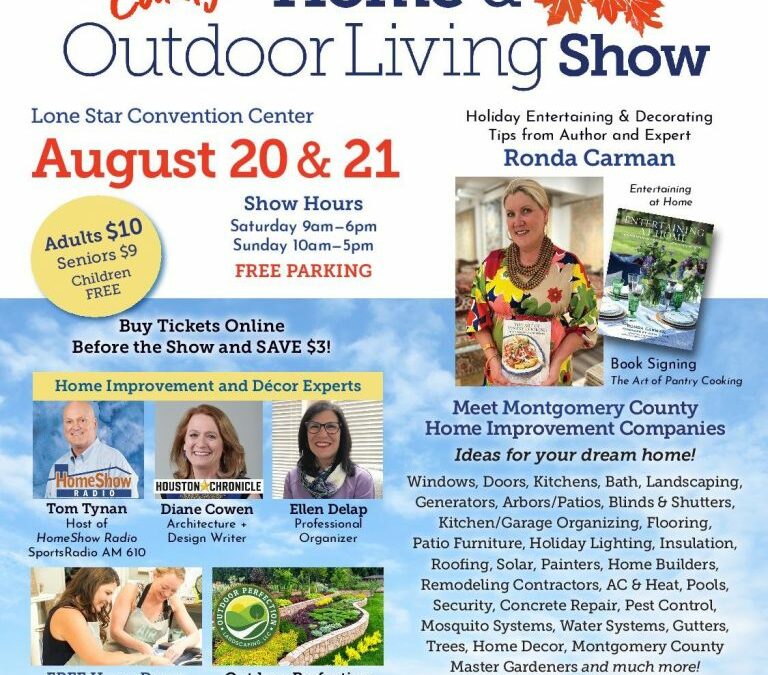 Aug 20-21, 2022 – Montgomery County Home & Outdoor Living – Fall Show