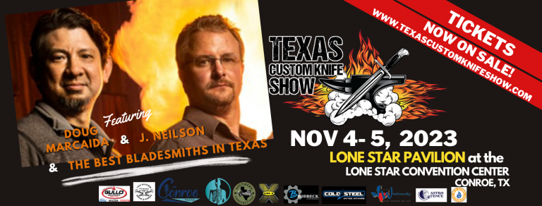 Texas Custom Knife Show – November 4-5, 2023
