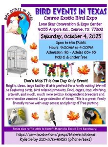 Bird events cropped | lone star convention expo center Bird Events Cropped